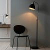 Czarna lampa podłogowa metalowa regulowany klosz retro industrialna klasyczna uniwersalna Franklin 98753 ENDON